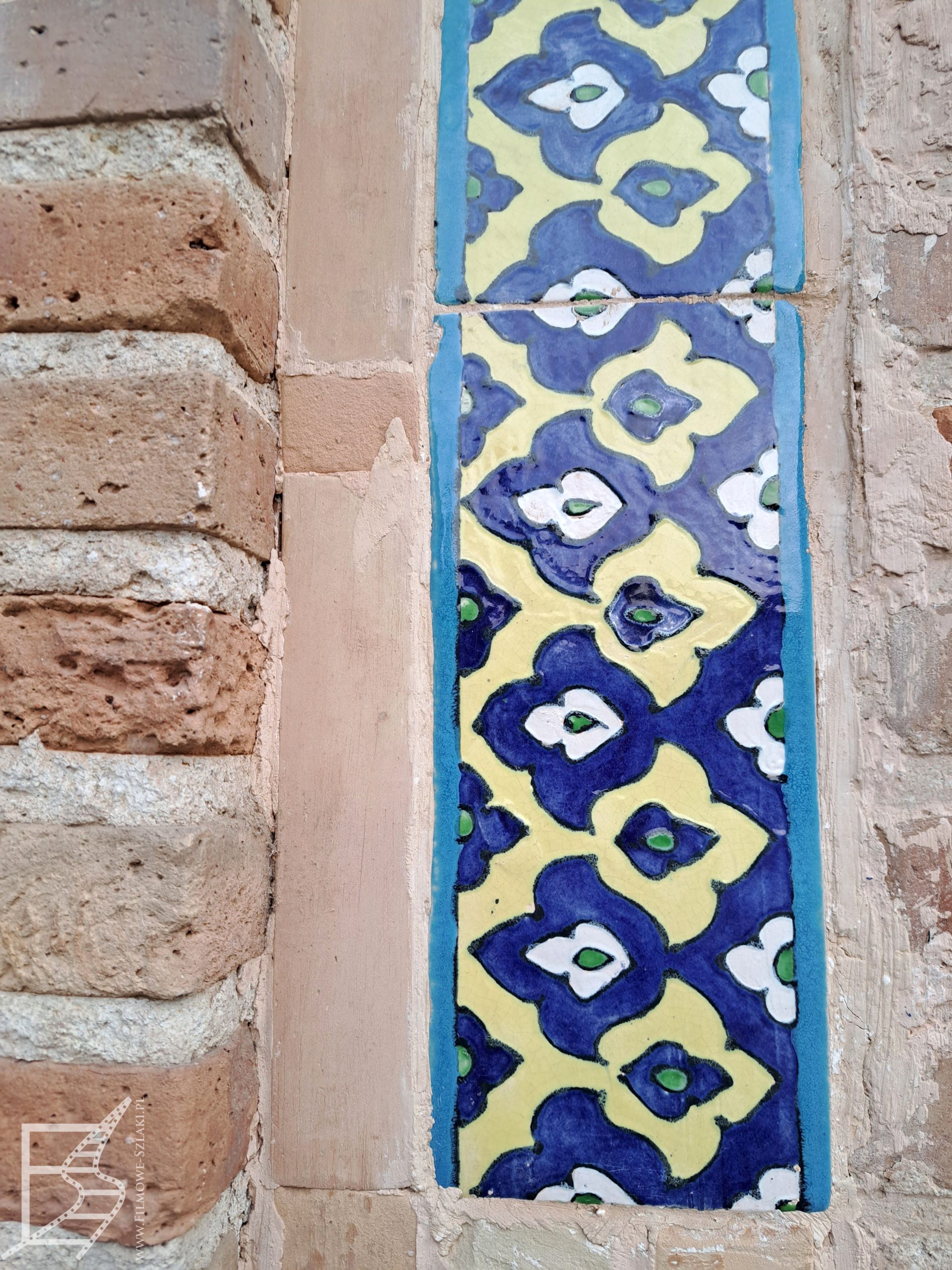 wnętrzarskie inspiracje z podróży - płytki w Uzbekistanie